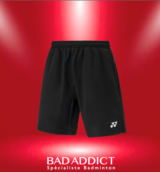 YONEX 15086 MEN'S KNIT SHORT BLACK