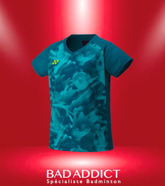 YONEX YW0033 T-SHIRT WOMEN'S CREW NECK SHIRT BLUE GREEN