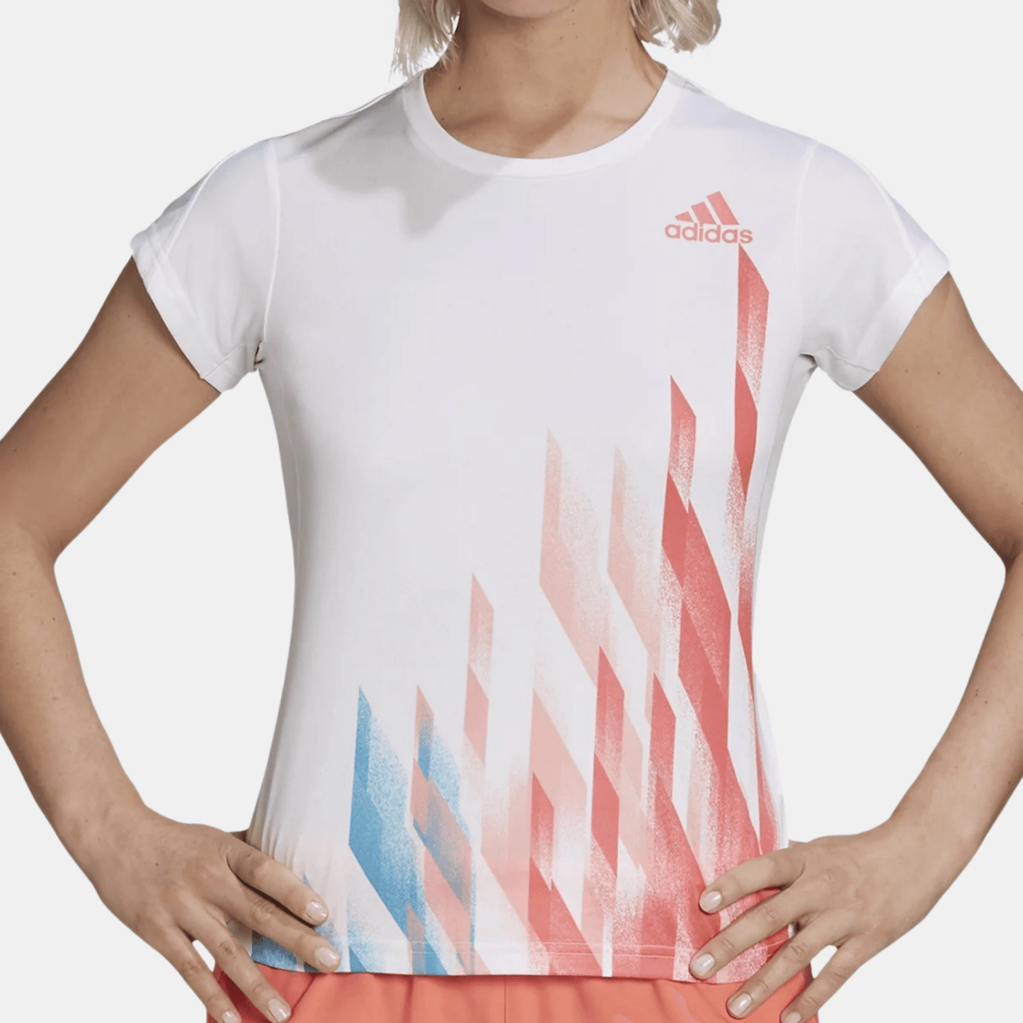 ADIDAS T - SHIRT FEMME GRAPHIC1 TEE W BLANC - Bad Addict