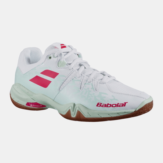 Babolat Chaussures Shadow Spirit Women White/Lavender - Bad Addict