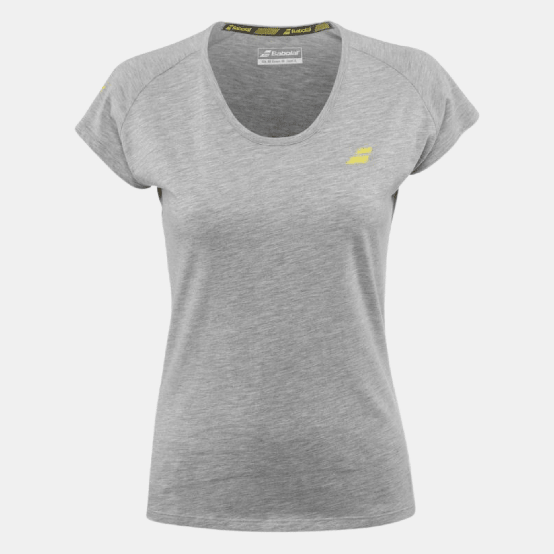 Babolat Core Tee Women Lunar Rock HTHR - Bad Addict