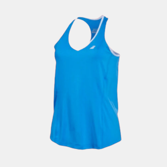 BABOLAT DEBARDEUR CORE CROP TOP WOMEN DIVA BLUE - Bad Addict