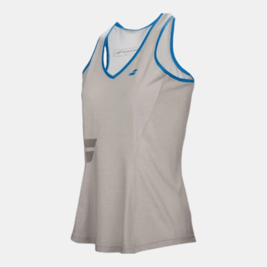 BABOLAT DEBARDEUR CORE CROP TOP WOMEN GREY - Bad Addict