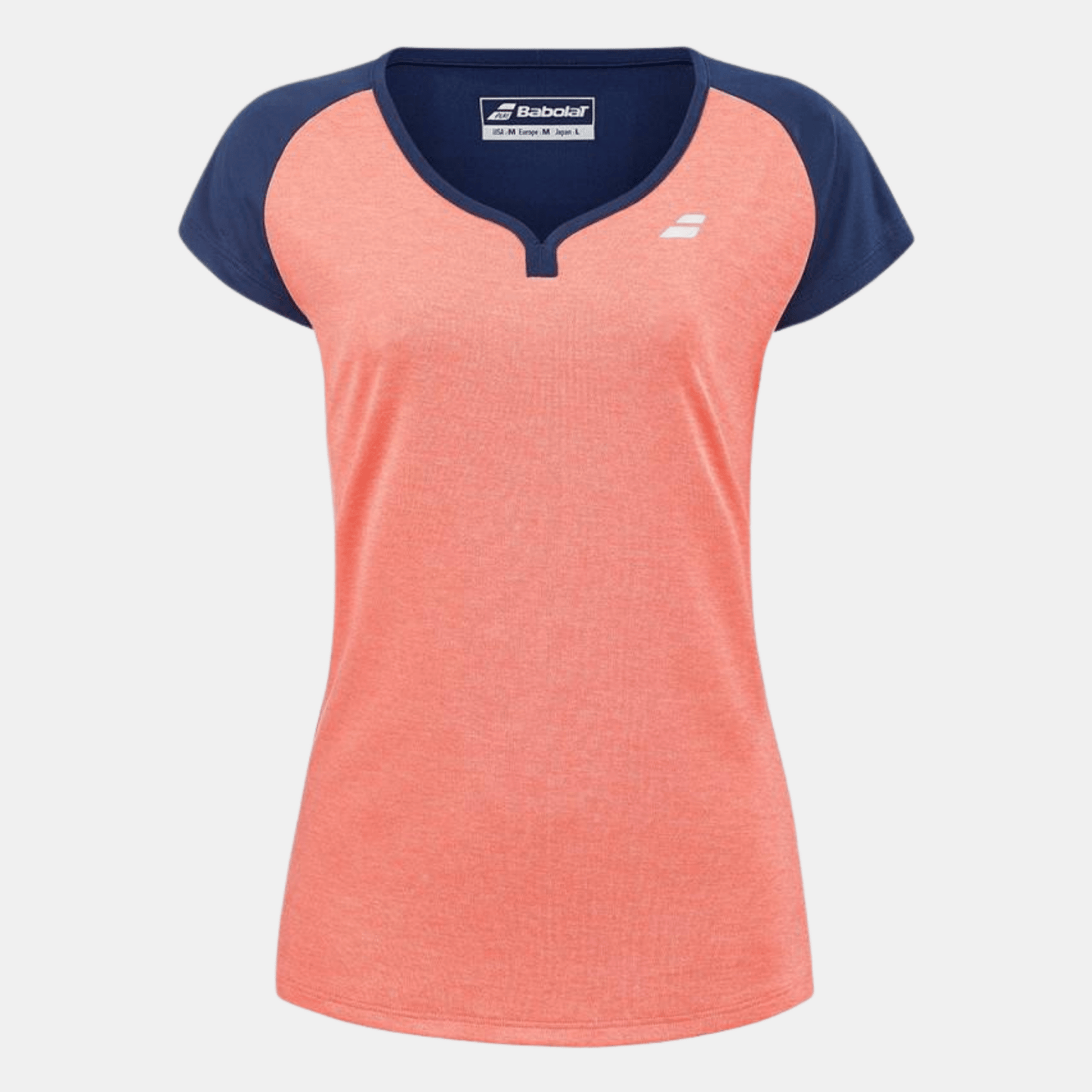 BABOLAT PLAY CAP SLEEVE TOP GIRL FLUO STRIKE / ESTATE BLUE - Bad Addict