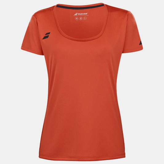 Babolat Play Cap Sleeve Top Women Fiesta Red - Bad Addict