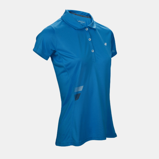 BABOLAT POLO CORE CLUB WOMEN DRIVE BLUE - Bad Addict
