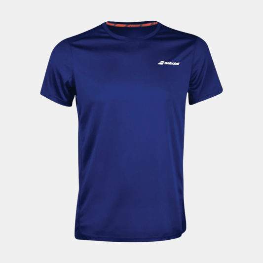 BABOLAT T - SHIRT CORE FLAG CLUB TEE CORE CLUB MEN ESTATE BLUE - Bad Addict