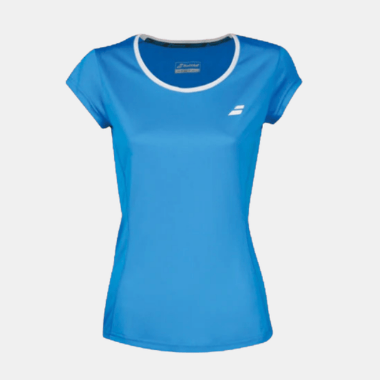 BABOLAT T - SHIRT FLAG CORE WOMEN DIVA BLUE - Bad Addict