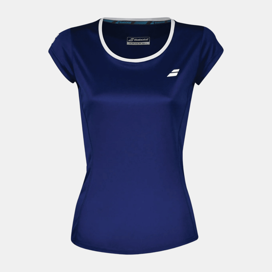 BABOLAT T - SHIRT CORE FLAG TEE WOMEN ESTATE BLUE - Bad Addict