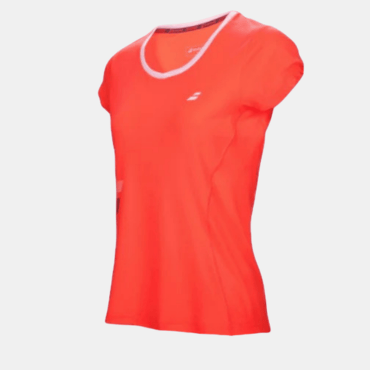 BABOLAT T - SHIRT CORE FLAG TEE WOMEN FLUO STRIKE - Bad Addict