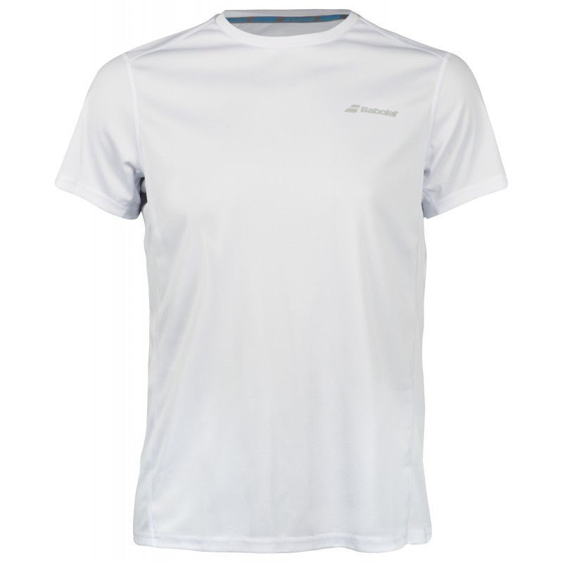 BABOLAT T - SHIRT FLAG TEE CORE CLUB MEN WHITE 2018 - Bad Addict