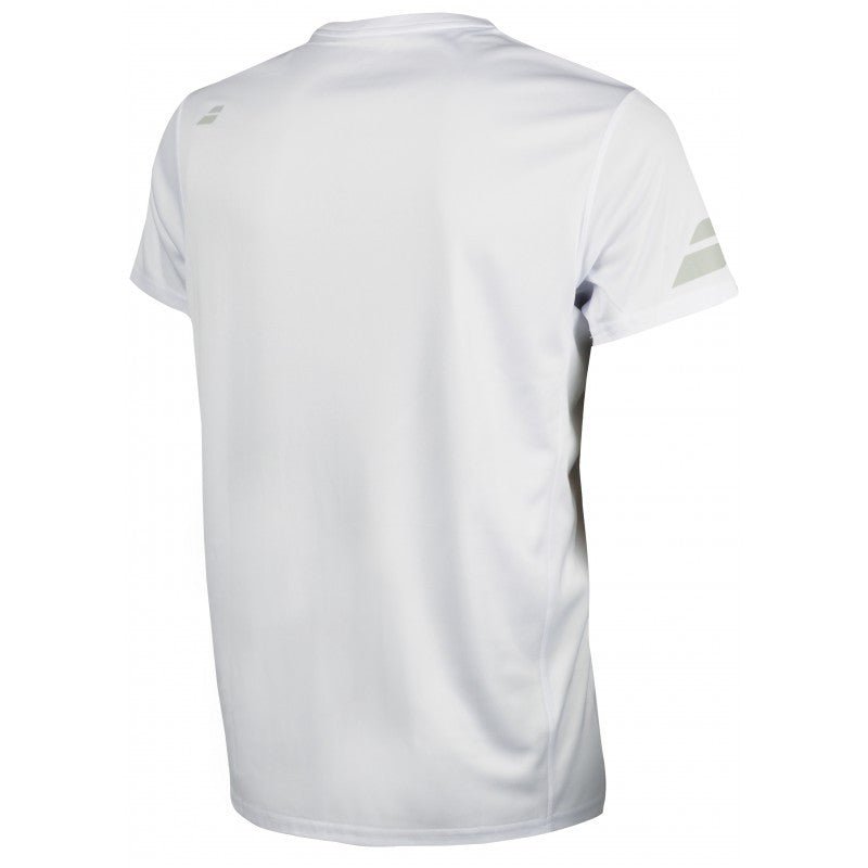 BABOLAT T - SHIRT FLAG TEE CORE CLUB MEN WHITE 2018 - Bad Addict