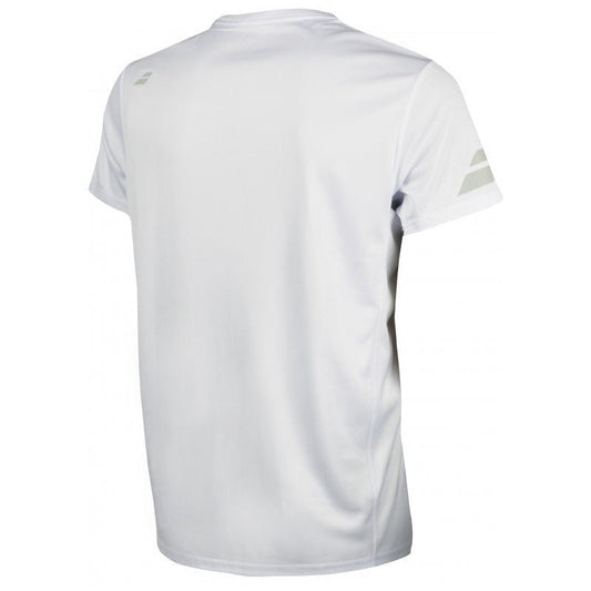 BABOLAT T - SHIRT FLAG TEE CORE CLUB MEN WHITE 2018 - Bad Addict