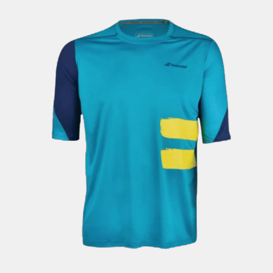 BABOLAT T - SHIRT HOMME PERF COMPRESSION TEE MEN BLUE - Bad Addict