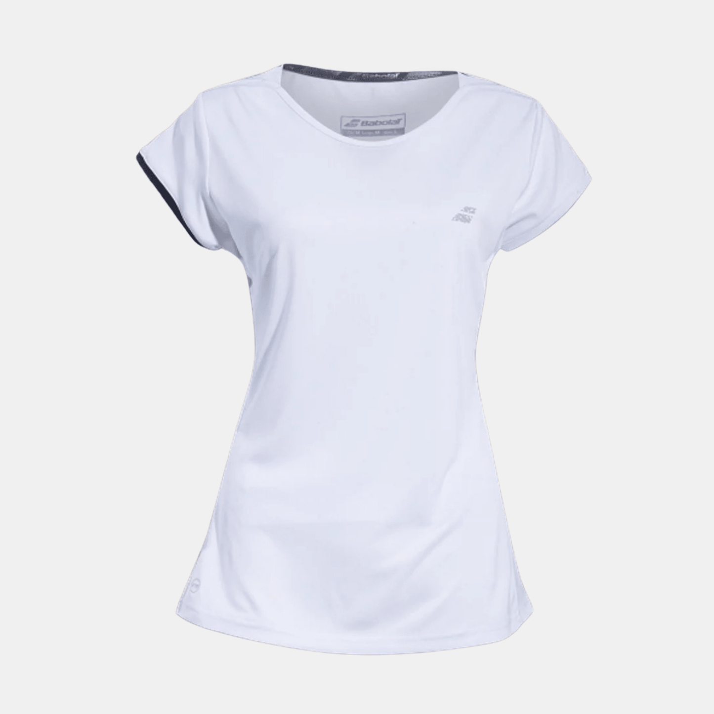 BABOLAT T - SHIRT PERF CREW NECK GIRL WHITE - Bad Addict