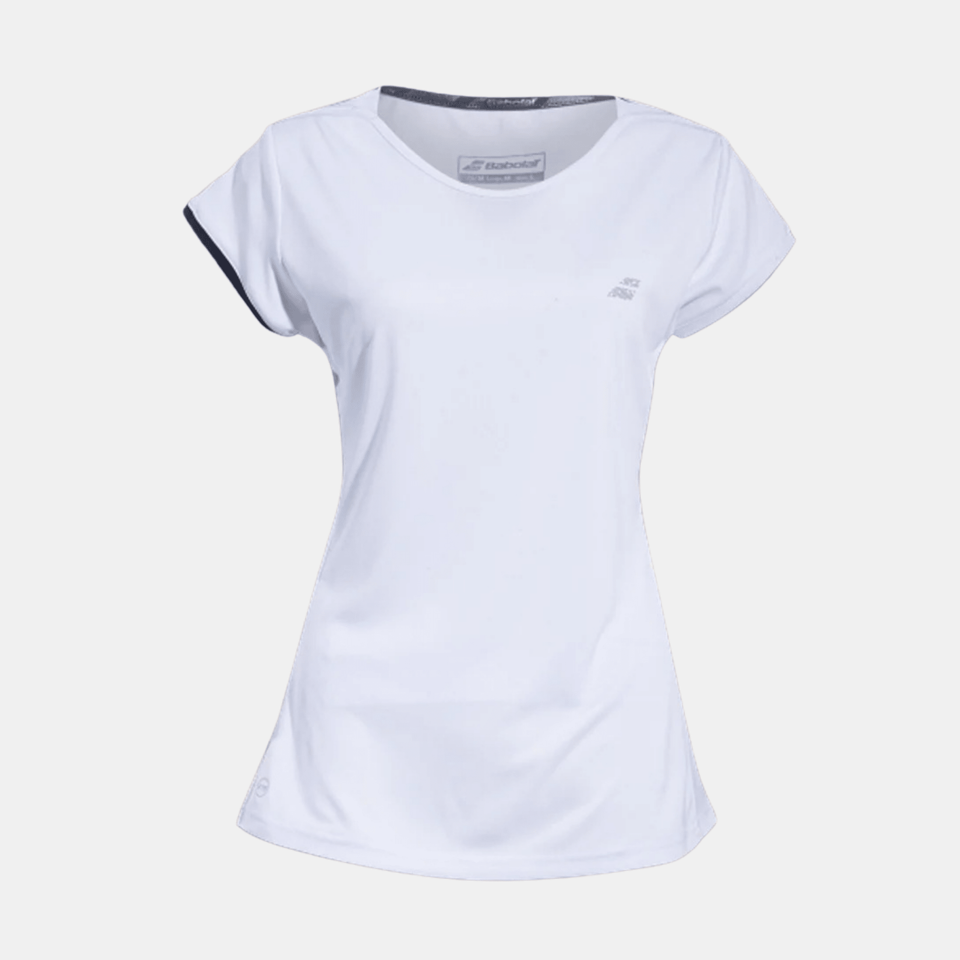 BABOLAT T - SHIRT PERF CREW NECK GIRL WHITE - Bad Addict