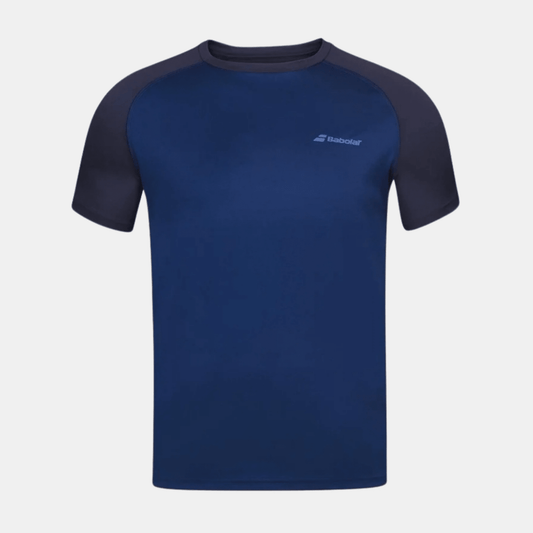 BABOLAT T - SHIRT PLAY CREW NECK TEE MEN ESTATE BLUE - Bad Addict