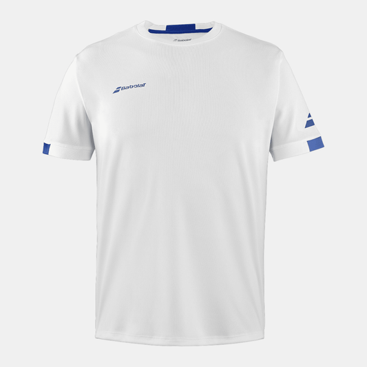 BABOLAT T - SHIRT PLAY CREW NECK TEE MEN WHITE - Bad Addict