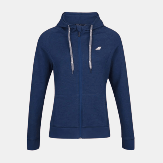 Babolat BABOLAT VESTE EXERCISE HOOD JACKET W ESTATE BLUE - badminton