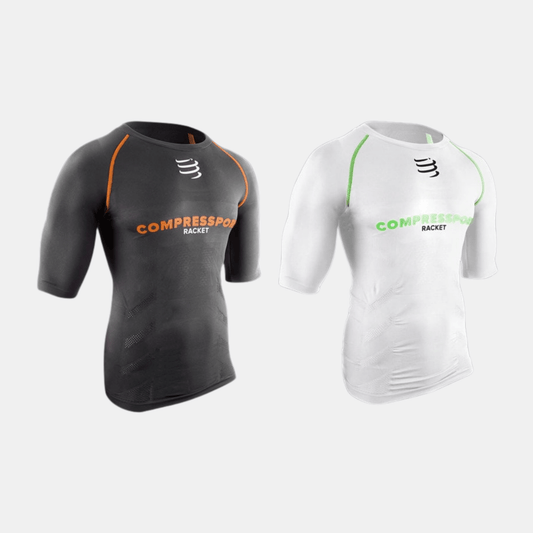COMPRESSPORT COMPRESSPORT RACKET SHORT SLEEVE TOP - badminton