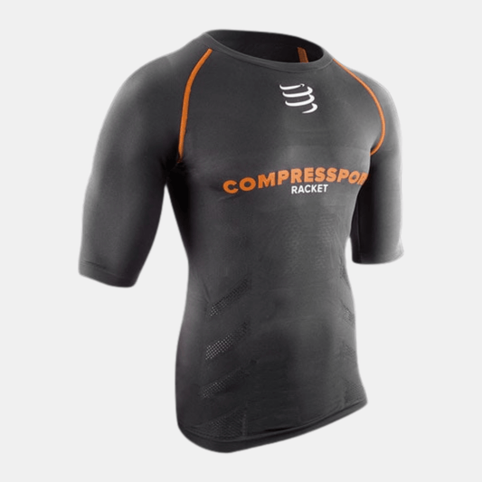COMPRESSPORT COMPRESSPORT RACKET SHORT SLEEVE TOP - badminton