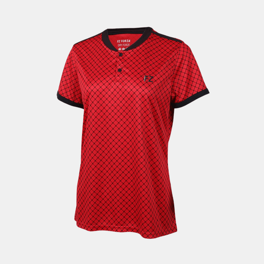 FZ Forza Brooklyn T-Shirt Women Chinese Red - Bad Addict