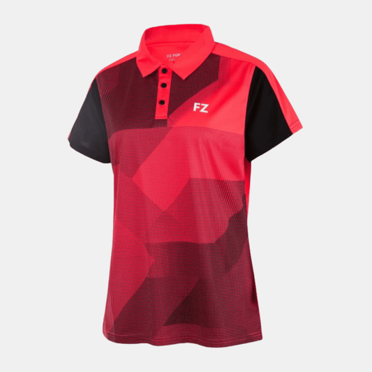 FZ Forza Polo Penny Women T-Shirt Fiery Coral - Bad Addict