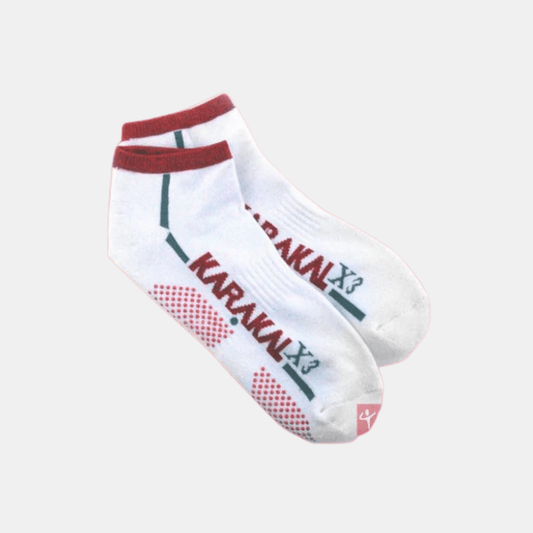 KARAKAL KARAKAL CHAUSSETTES TRAINER RED X3 - badminton