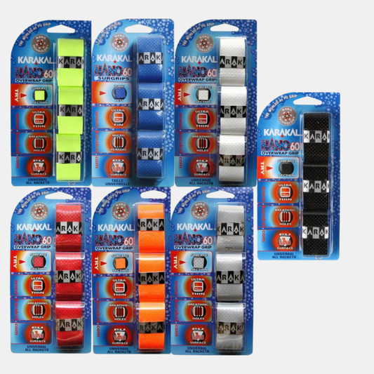 KARAKAL KARAKAL SURGRIPS NANO 60 PACK 3 - badminton