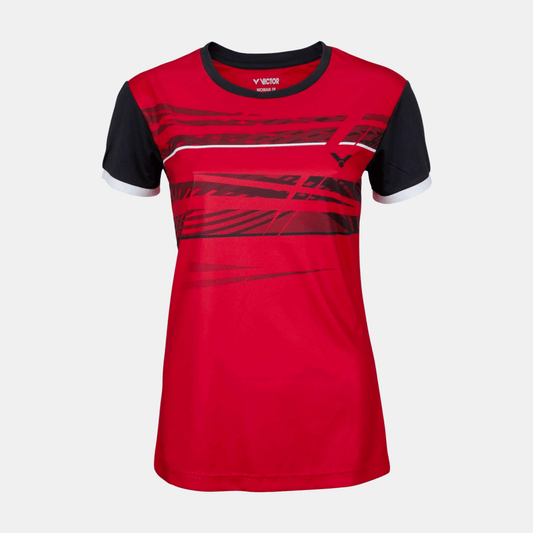 VICTOR T - SHIRT FUNCTION FEMALE RED 6079 - Bad Addict