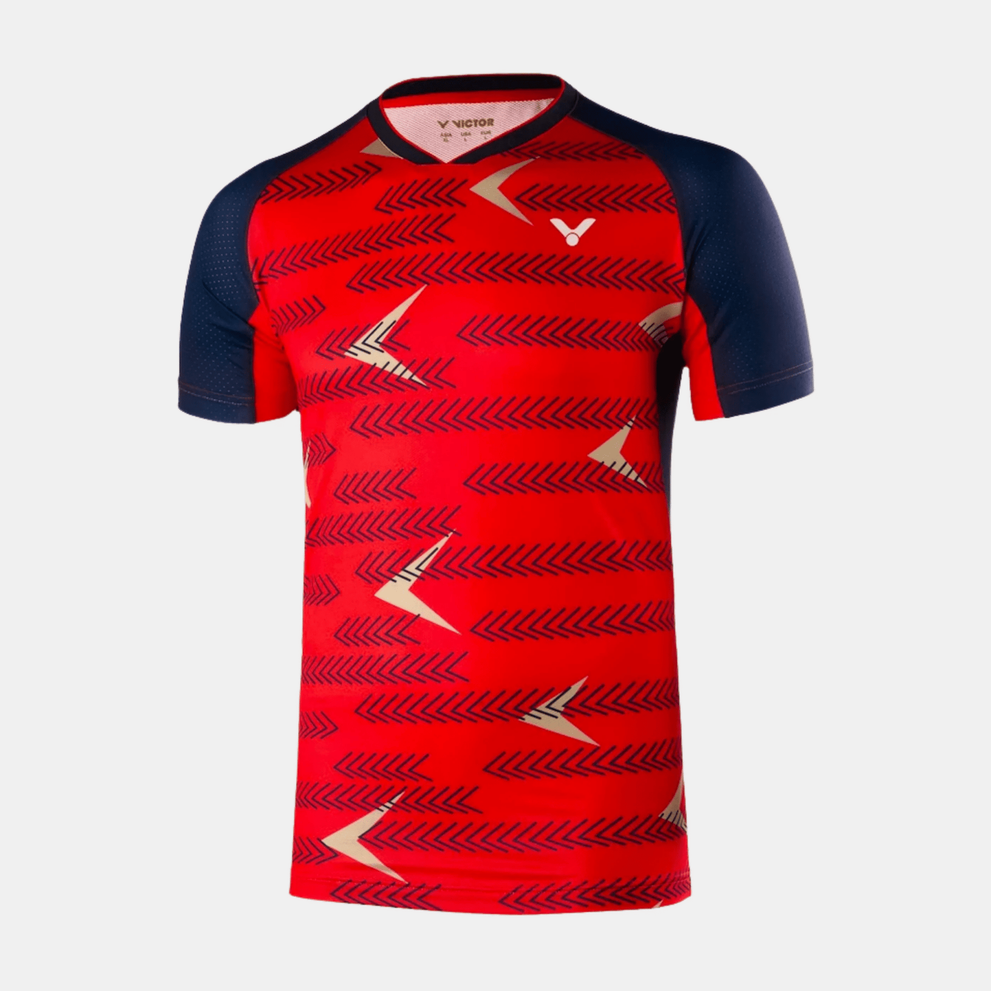 VICTOR T - SHIRT MEN INTERNATIONAL RED 6639 - Bad Addict