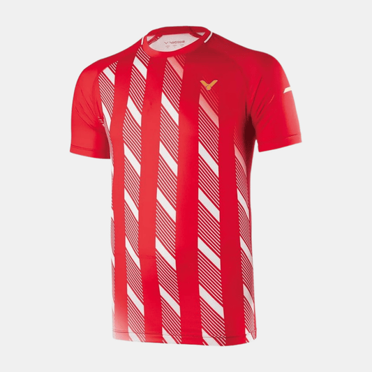 VICTOR T - SHIRT MEN SHIRT DENMARK RED 6599 - Bad Addict