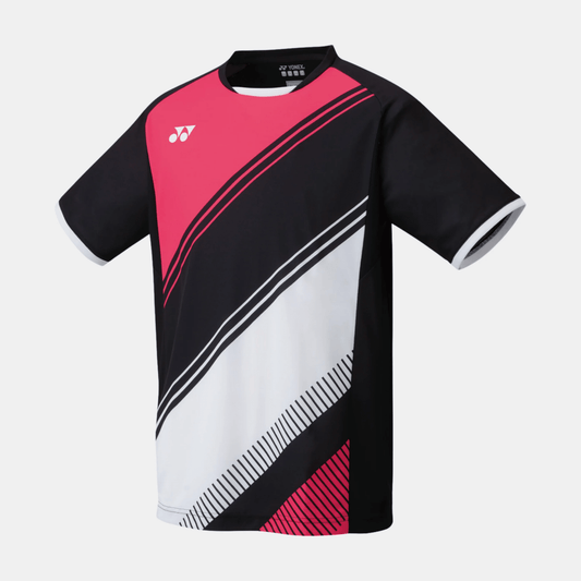 YONEX 10395 T - SHIRT MEN'S CREW NECK SHIRT BLACK - Bad Addict