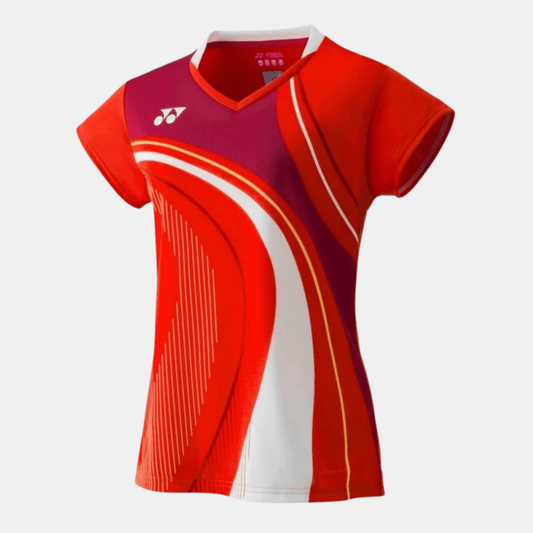 YONEX 20472 T - SHIRT WOMEN'S CREW NECK SHIRT FIRE RED - Bad Addict