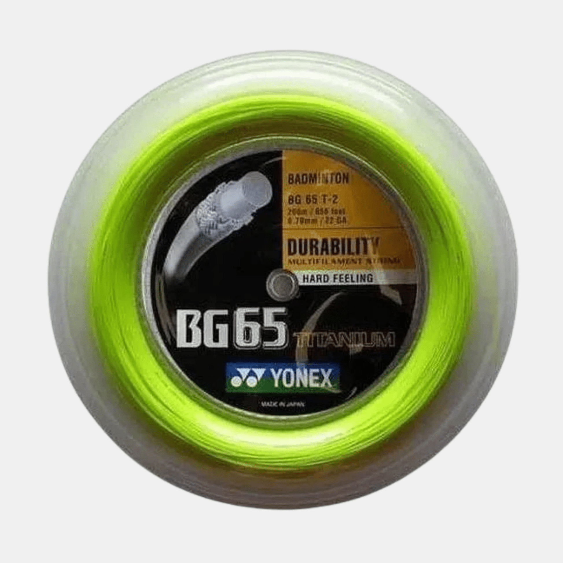 YONEX BOBINE BG65 TITANIUM 200M - Bad Addict