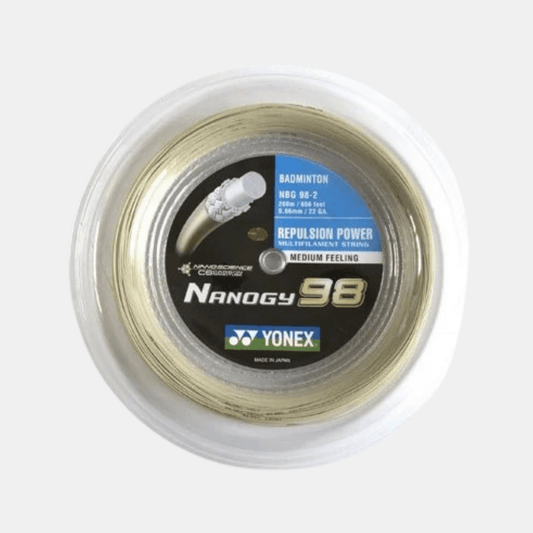 Yonex YONEX BOBINE NANOGY 98 200M BLANC - badminton