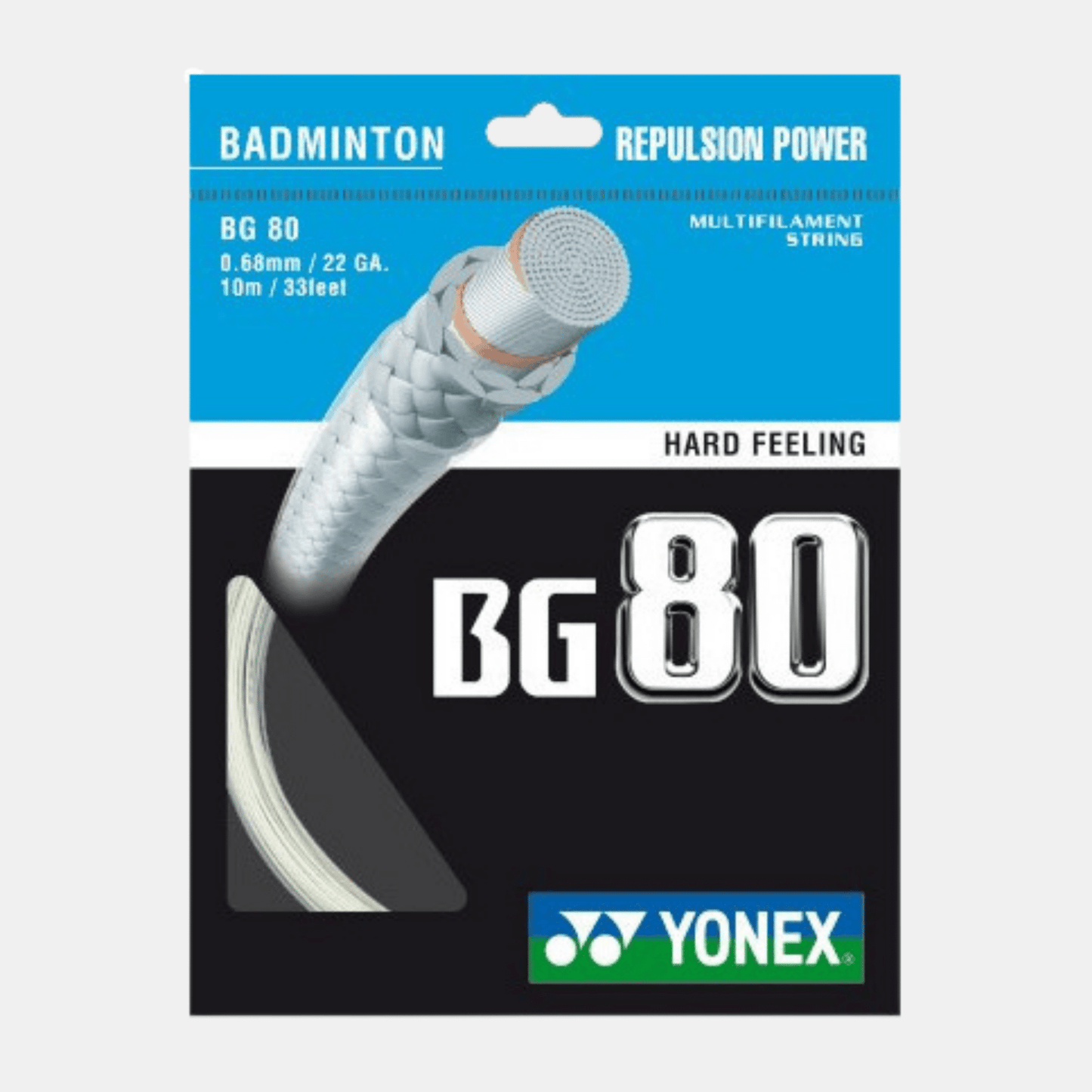 YONEX GARNITURE BG 80 BLANC - Bad Addict