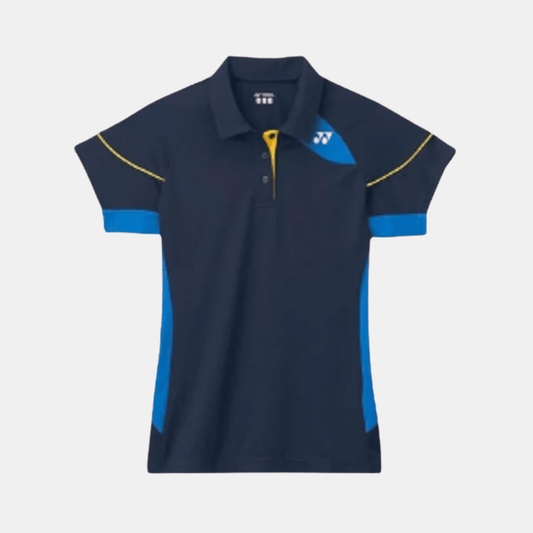 YONEX L2453 POLO WOMEN'S GAME POLO SHIRT NAVY BLUE - Bad Addict