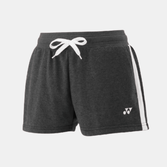 YONEX YW0015 WOMEN'S SWEAT SHORTS CHARCOAL - Bad Addict